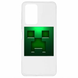 Чехол для Xiaomi Redmi Note 10 Pro Minecraft Face - PrintSalon
