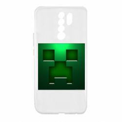 Чехол для Xiaomi Redmi 9 Minecraft Face - PrintSalon