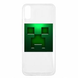Чехол для Xiaomi Redmi 9a Minecraft Face - PrintSalon