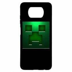 Чехол для Xiaomi Poco X3 Minecraft Face - PrintSalon