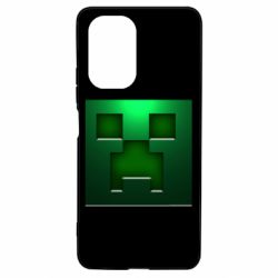 Чехол для Xiaomi Poco F3/K40 Minecraft Face - PrintSalon