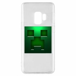 Чехол для Samsung S9 Minecraft Face - PrintSalon
