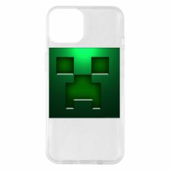 Чехол для iPhone 14 Minecraft Face - PrintSalon