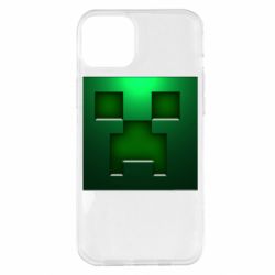Чехол для iPhone 14 Plus Minecraft Face - PrintSalon