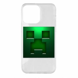 Чехол для iPhone 14 Pro Max Minecraft Face - PrintSalon