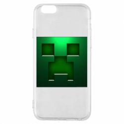 Чехол для iPhone 6/6S Minecraft Face - PrintSalon
