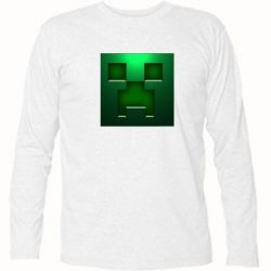 Футболка с длинным рукавом Minecraft Face - PrintSalon