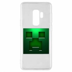 Чехол для Samsung S9+ Minecraft Face - PrintSalon
