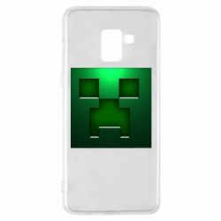 Чехол для Samsung A8+ 2018 Minecraft Face - PrintSalon