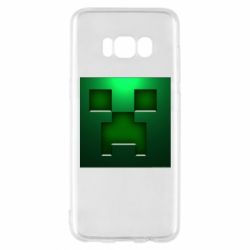 Чехол для Samsung S8 Minecraft Face - PrintSalon