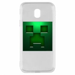 Чехол для Samsung J3 2017 Minecraft Face - PrintSalon