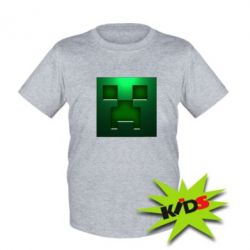 Детская футболка Minecraft Face - PrintSalon