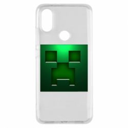 Чехол для Xiaomi Mi A2 Minecraft Face - PrintSalon