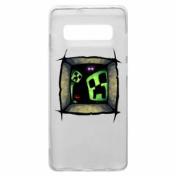 Чехол для Samsung S10+ Minecraft Game - PrintSalon