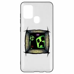 Чехол для Samsung A21s Minecraft Game - PrintSalon