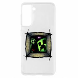 Чехол для Samsung S21 Minecraft Game - PrintSalon
