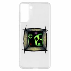Чехол для Samsung S21+ Minecraft Game - PrintSalon