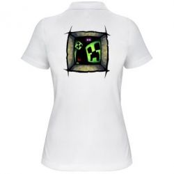 Женское поло Minecraft Game - PrintSalon