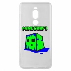 Чехол для Meizu Note 8 Minecraft Head - PrintSalon