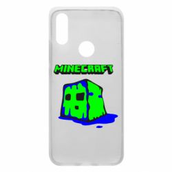 Чехол для Xiaomi Redmi 7 Minecraft Head - PrintSalon