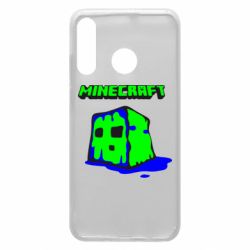 Чехол для Huawei P30 Lite Minecraft Head - PrintSalon