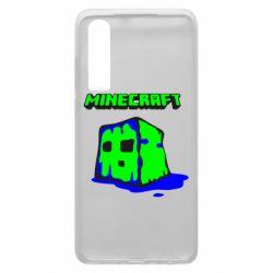 Чехол для Huawei P30 Minecraft Head - PrintSalon