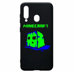 Чехол для Samsung A60 Minecraft Head - PrintSalon