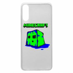 Чехол для Samsung A70 Minecraft Head - PrintSalon