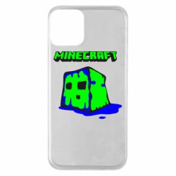 Чехол для iPhone 11 Minecraft Head - PrintSalon