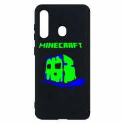 Чехол для Samsung M40 Minecraft Head - PrintSalon