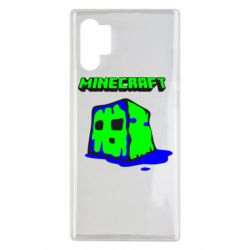 Чехол для Samsung Note 10 Plus Minecraft Head - PrintSalon