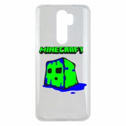 Чехол для Xiaomi Redmi Note 8 Pro Minecraft Head - PrintSalon
