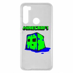 Чехол для Xiaomi Redmi Note 8 Minecraft Head - PrintSalon