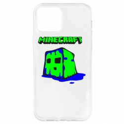 Чехол для iPhone 12 Minecraft Head - PrintSalon