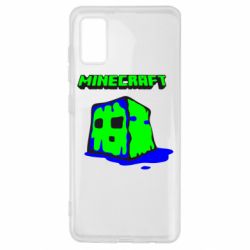 Чехол для Samsung A41 Minecraft Head - PrintSalon