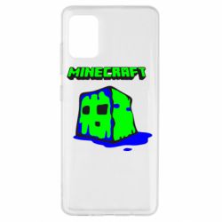 Чехол для Samsung A51 Minecraft Head - PrintSalon