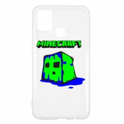 Чехол для Samsung M31 Minecraft Head - PrintSalon