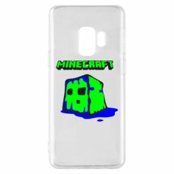 Чехол для Samsung S9 Minecraft Head - PrintSalon