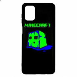 Чехол для Samsung M51 Minecraft Head - PrintSalon