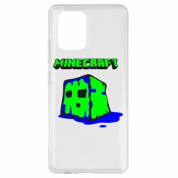 Чехол для Samsung S10 Lite Minecraft Head - PrintSalon
