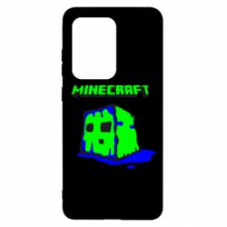 Чехол для Samsung S20 Ultra Minecraft Head - PrintSalon