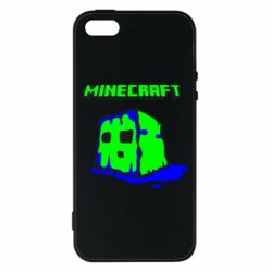 Чехол для iPhone5/5S/SE Minecraft Head - PrintSalon