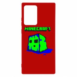 Чехол для Samsung Note 20 Ultra Minecraft Head - PrintSalon