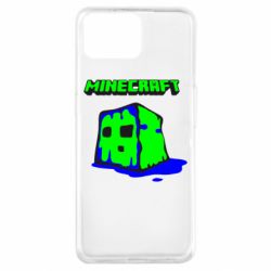 Чехол для Oppo A73 Minecraft Head - PrintSalon