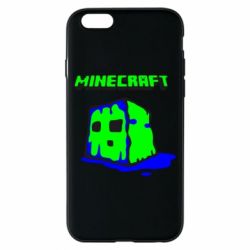 Чехол для iPhone 6/6S Minecraft Head - PrintSalon