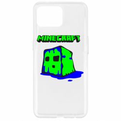 Чехол для Oppo Reno 4 Lite Minecraft Head - PrintSalon