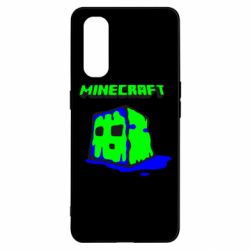 Чехол для Oppo Find X2 Minecraft Head - PrintSalon