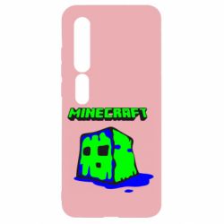 Чехол для Xiaomi Mi10/10 Pro Minecraft Head - PrintSalon