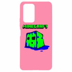 Чехол для Xiaomi Redmi Note 10 Pro Minecraft Head - PrintSalon