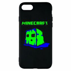 Чехол для iPhone 8 Minecraft Head - PrintSalon